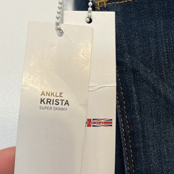 NWT Hudson Krista Ankle super skinny Jeans!! - Picture 4 of 5